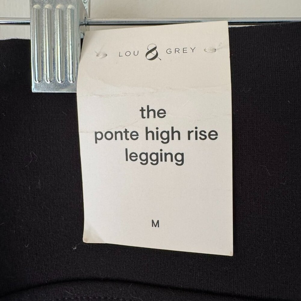Lou & Grey - The Ponte High Rise Legging - Size M Black
